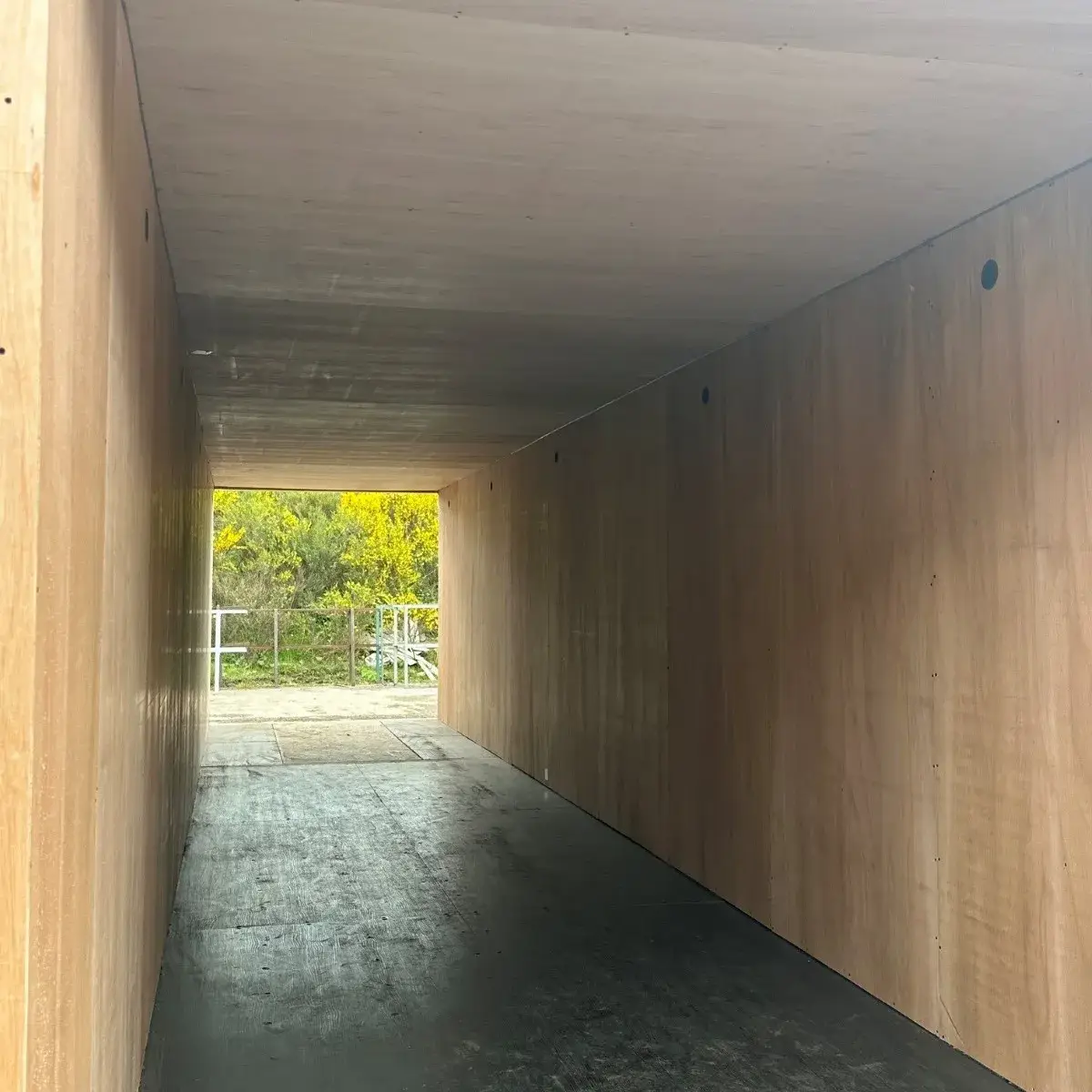 inside 40ft Tunnel Container