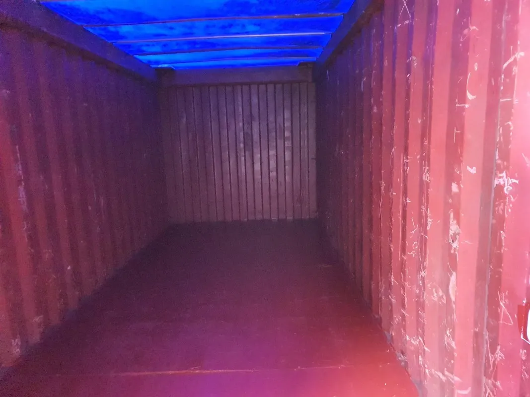 inside 40ft Open-Top Container