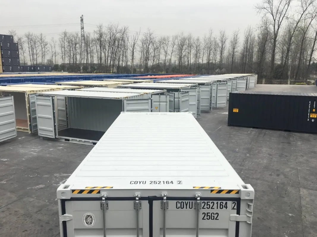 20ft side door access container